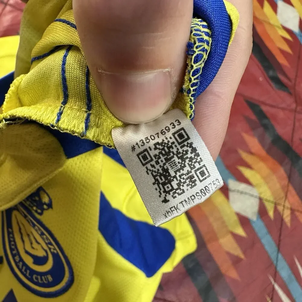 Adidas Jersey Youth Size 9-10Y Yellow Ronaldo #7 Al-Nassr FC 24/25 Home Soccer